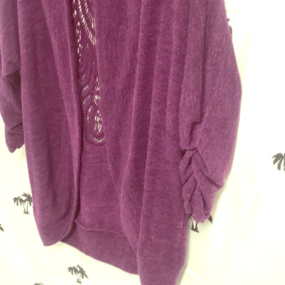 Timing Purple Cardigan Sweater - Picture 5 of 7